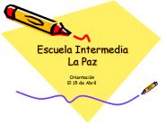 Escuela Intermedia La Paz