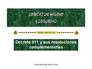 SERVICIO DE HIGIENE Y SEGURIDAD