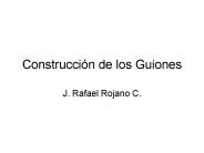 Construccin de los Guiones