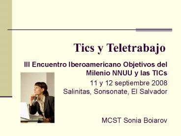 Tics y Teletrabajo