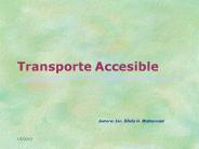 Transporte Accesible