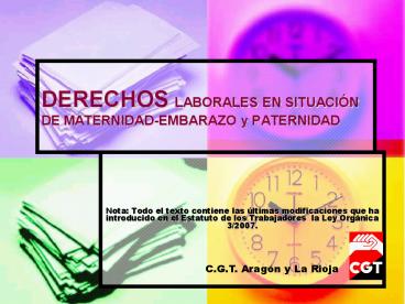 DERECHOS LABORALES EN SITUACI