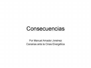 Consecuencias