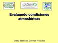 Evaluando condiciones atmosfricas PowerPoint PPT Presentation
