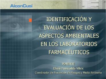 RESIDUOS FARMACUTICOS LEGISLACIN