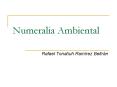 Numeralia Ambiental PowerPoint PPT Presentation