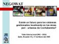 Existe un futuro para los sistemas gestionados localmente en las reas peri urbanas de Cochabamba PowerPoint PPT Presentation
