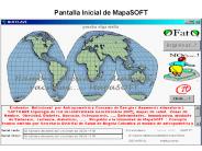 Pantalla Inicial de MapaSOFT