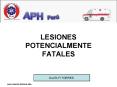 LESIONES POTENCIALMENTE FATALES PowerPoint PPT Presentation