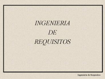 INGENIERIA