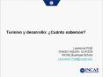 Turismo y desarrollo: Cunto sabemos PowerPoint PPT Presentation