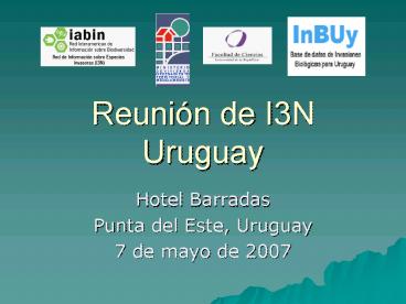 Reunin de I3N Uruguay
