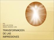 TRANSFORMACION DE LAS IMPRESIONES