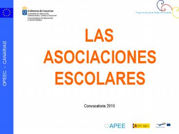 LAS ASOCIACIONES ESCOLARES