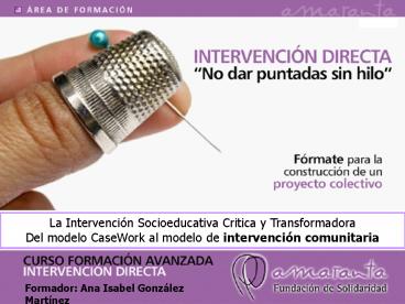 Modelos de intervencin