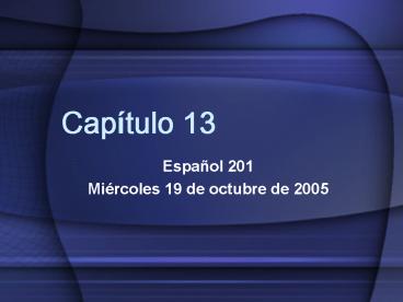 Captulo 13