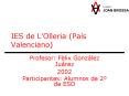 IES de LOlleria Pas Valenciano PowerPoint PPT Presentation