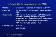 Leflunomida en Combinaci