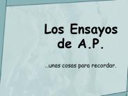 Los Ensayos de A'P'
