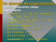 Un ejemplo de programacin'