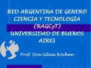 RED ARGENTINA DE GENERO CIENCIA Y TECNOLOG