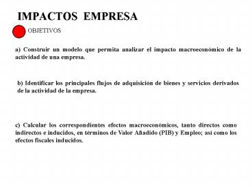 IMPACTOS EMPRESA