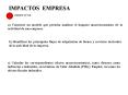 IMPACTOS EMPRESA PowerPoint PPT Presentation