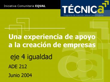 Bases para la concepcin y diseo del proyecto