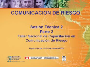 COMUNICACION DE RIESGO