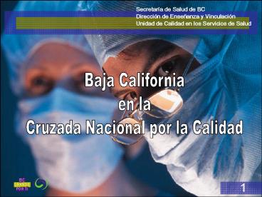 Cruzada nacional por la Calidad