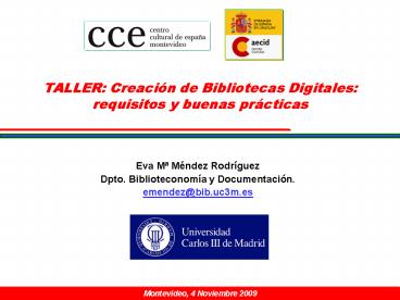 Curso Uruguay Bibliotecas Digitales