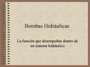 Bombas Hidr