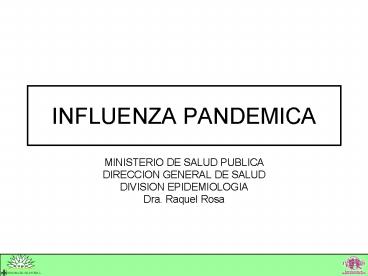 INFLUENZA PANDEMICA