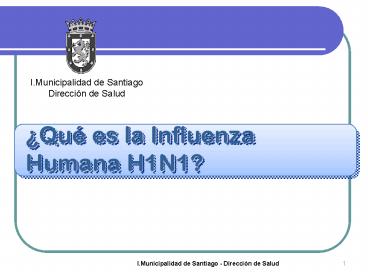 Qu es la Influenza Humana H1N1