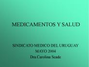 MEDICAMENTOS Y SALUD