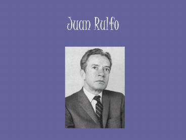 Juan Rulfo