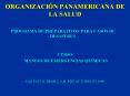 ORGANIZACIN PANAMERICANA DE LA SALUD PowerPoint PPT Presentation