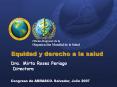 Equidad y derecho a la salud PowerPoint PPT Presentation