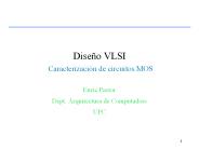 Diseo VLSI Caracterizacin de circuitos MOS