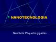 NANOTECNOLOGIA PowerPoint PPT Presentation