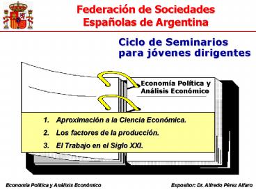 Ciclo de Seminarios para jvenes dirigentes