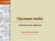 Opciones reales