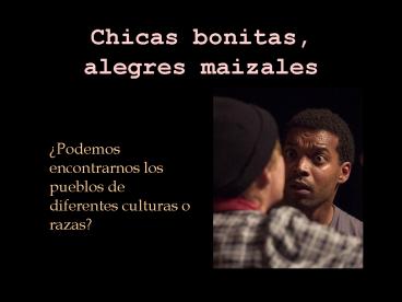 Chicas bonitas, alegres maizales