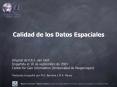 Calidad de los Datos Espaciales PowerPoint PPT Presentation