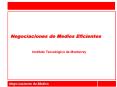 Negociaciones de Medios Eficientes PowerPoint PPT Presentation