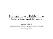 Historicismo y Falibilismo