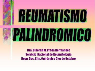 Dra. Dinorah M. Prada Hermandez