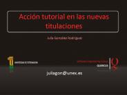Accin tutorial en las nuevas titulaciones