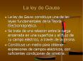 La ley de Gauss PowerPoint PPT Presentation