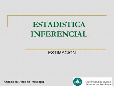 ESTADISTICA INFERENCIAL